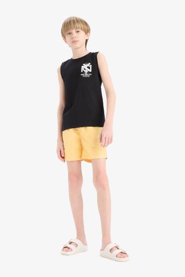 Boy Regular Fit Basic Swim Shorts