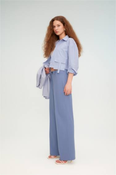 Брюки Wide Leg с высокой талией