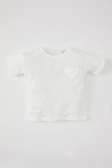 T-Shirt à Manches Courtes pour Bébé Fille