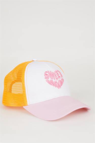 Girl Gabardine Embroidered Hat