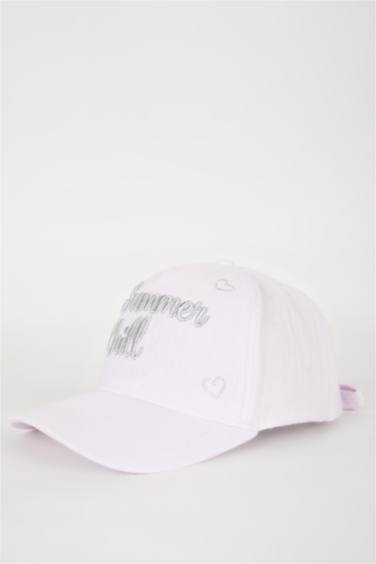 Girl Gabardine Printed Hat