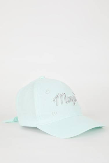 Girl Gabardine Printed Hat