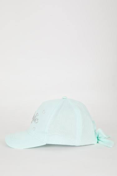 Girl Gabardine Printed Hat