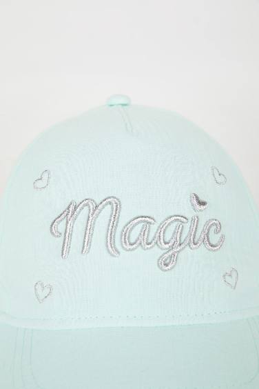 Girl Gabardine Printed Hat