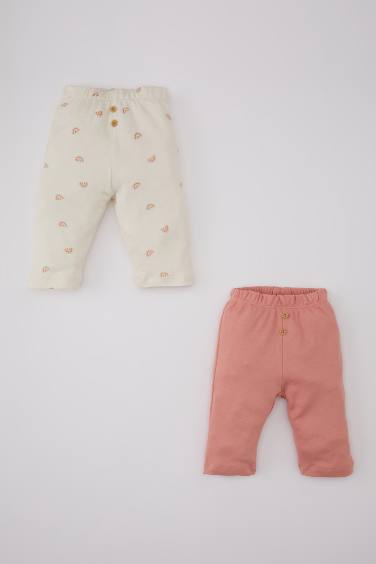 Baby Girl Rainbow Printed 2 Piece Sweatpants