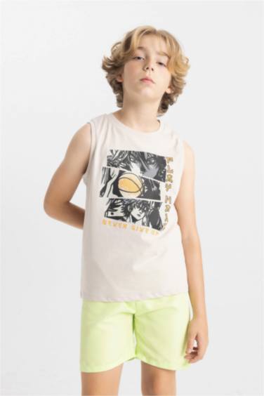 شورت بحر اولادي أصفر