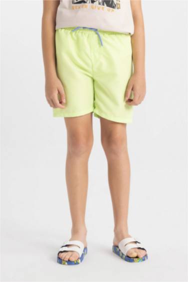 شورت بحر اولادي أصفر