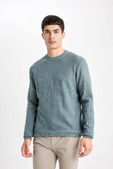 Standard Fit Crew Neck Knitwear Pullover