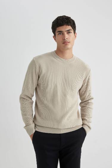 Standard Fit Crew Neck Knitwear Pullover