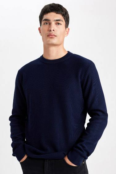 Standard Fit Crew Neck Knitwear Pullover