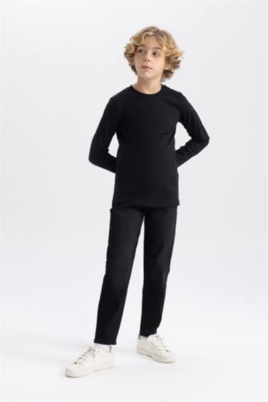 Boy Regular Fit Crew Neck Long Sleeve T-Shirt