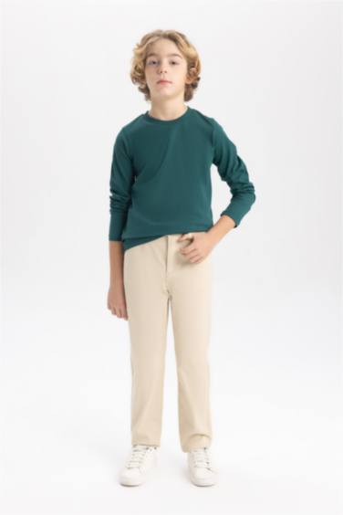 Boy Regular Fit Crew Neck Long Sleeve T-Shirt