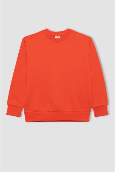 سويت شيرت ولادي قصة عادية بياخة مستديرة