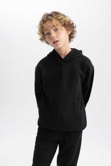 Boy Regular Fit Hooded Sweatshirt