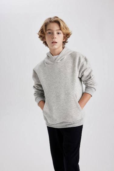 Boy Regular Fit Hooded Sweatshirt