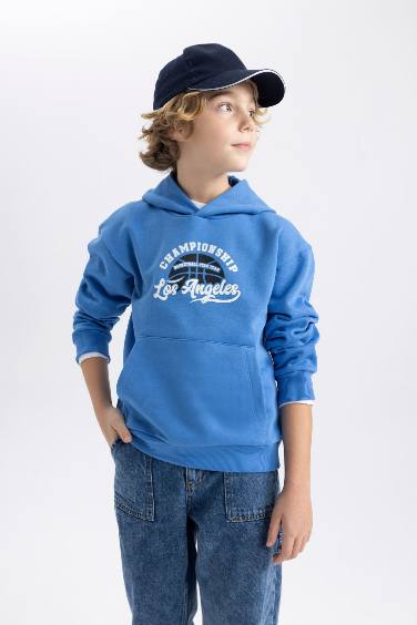 Boy Regular Fit Hooded Sweatshirt