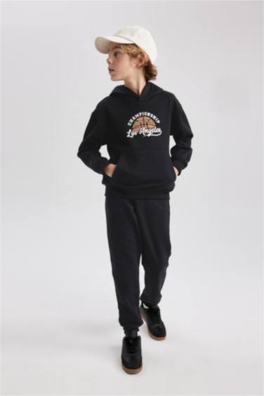 Boy Regular Fit Hooded Sweatshirt