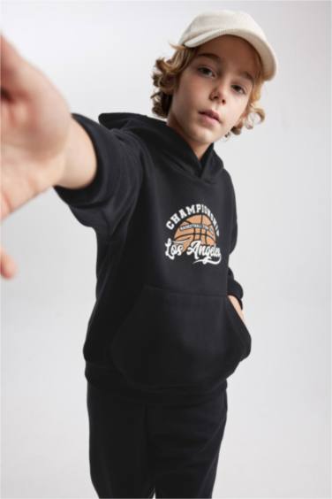 Boy Regular Fit Hooded Sweatshirt