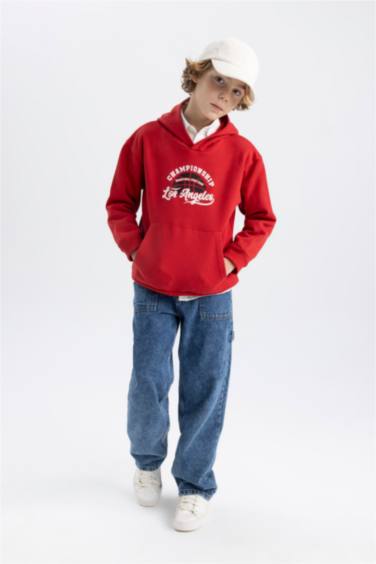 Boy Regular Fit Hooded Sweatshirt