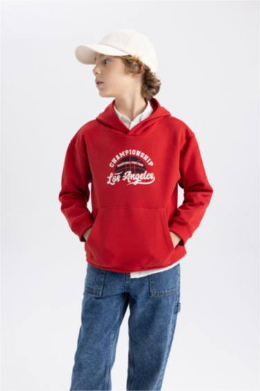 Boy Regular Fit Hooded Sweatshirt