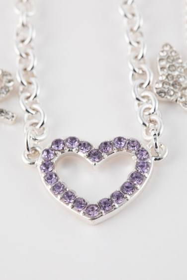 Lot de 3 Colliers argentés pour femme