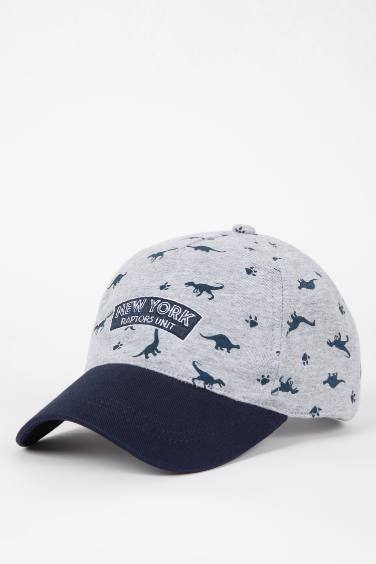 Boy Printed Cotton Baseball and Basketball Cap