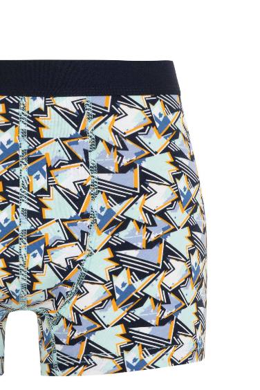 بوكسر قصة عادية أزرق الملكي - 3 قطع