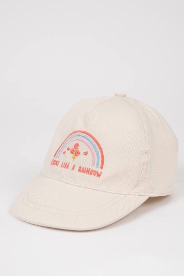 Baby Girl Embroidered Hat