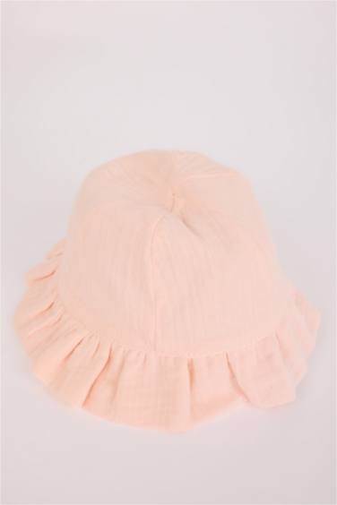 Baby Girl Muslin Bucket Hat