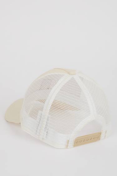 Man Label Printed Woven Baseball Basketball Cap