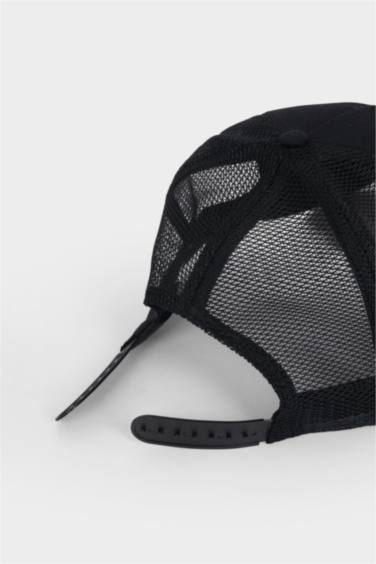 Erkek Etiket Baskılı Dokuma Beyzbol Basketbol Şapkası - Görsel 6