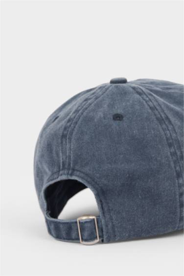 Erkek Nakışlı Nakış Jean Beyzbol Basketbol Şapkası - Görsel 5