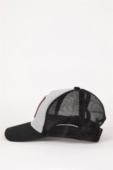 Man Label Printed Baseball and Basketball Cap