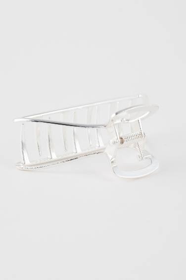 مشبك شعر فضي