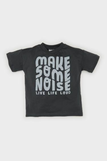 Baby Boy Printed T-Shirt Jumpsuit 2 Piece Set