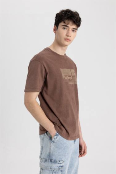 تيشيرت جيرسي قصة عادية بياخة مستديرة Pink Floyd