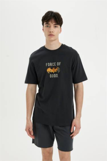 Regular Fit Batman Licence Crew Neck Short Sleeve T-Shirt