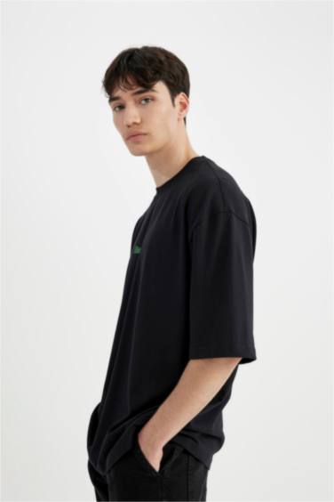 Dragon Ball Loose Fit Crew Neck Back Printed T-Shirt