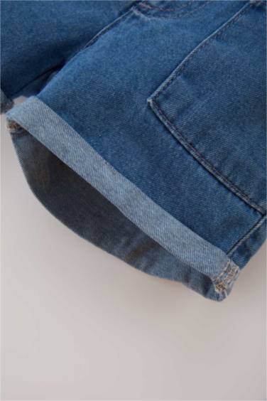 شورت جينز بيبي بناتي قصة عادية