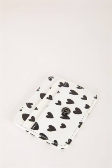 محفظة بطاقات نسائي جلد صناعي