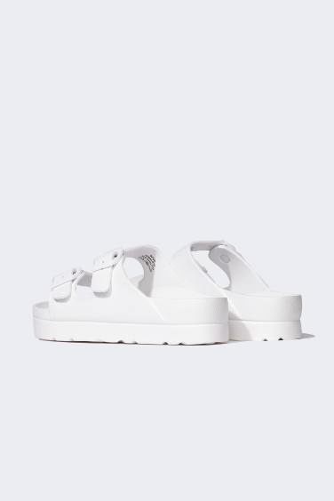 شبشب حريمي إيفا بكعب عالي بشريط مزدوج