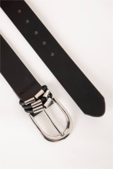 حزام كلاسيكي نسائي جلد صناعي