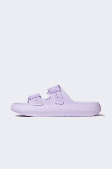 شبشب حريمي إيفا بكعب عالي بشريط مزدوج