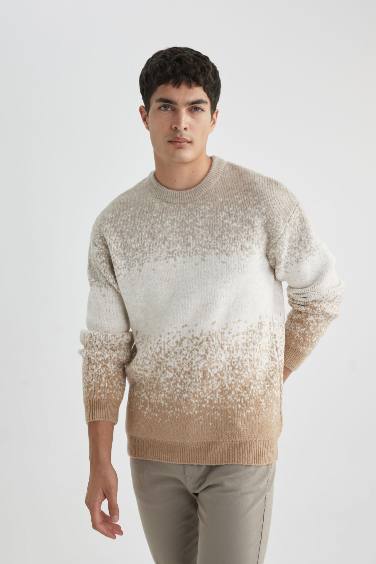 Relax Fit Crew Neck Knitwear Pullover