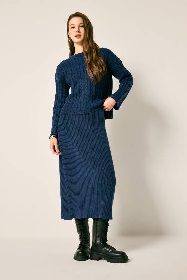 جيبة تريكو قطن قصة عادية