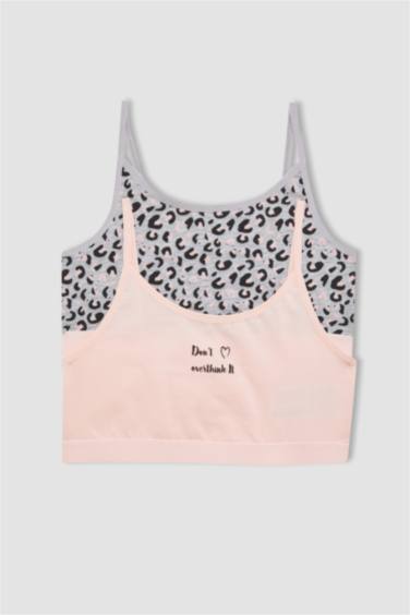 Soutien-Gorge à Motifs - 2 Pièces