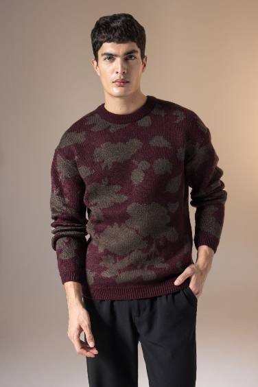 Relax Fit Crew Neck Knitwear Pullover