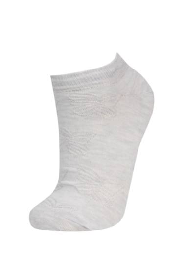 Kadın 3'lü Pamuklu Patik Çorap