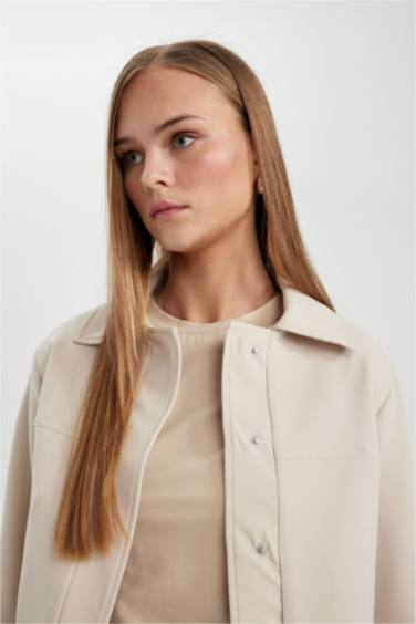 Polo Collar Bomber Jacket