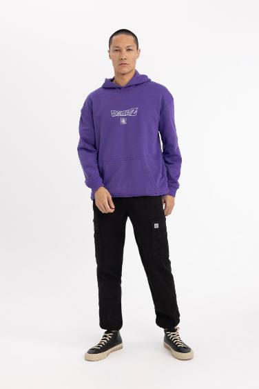 بنطلون جبردين قصة عادية كارجو بجيب كارجو